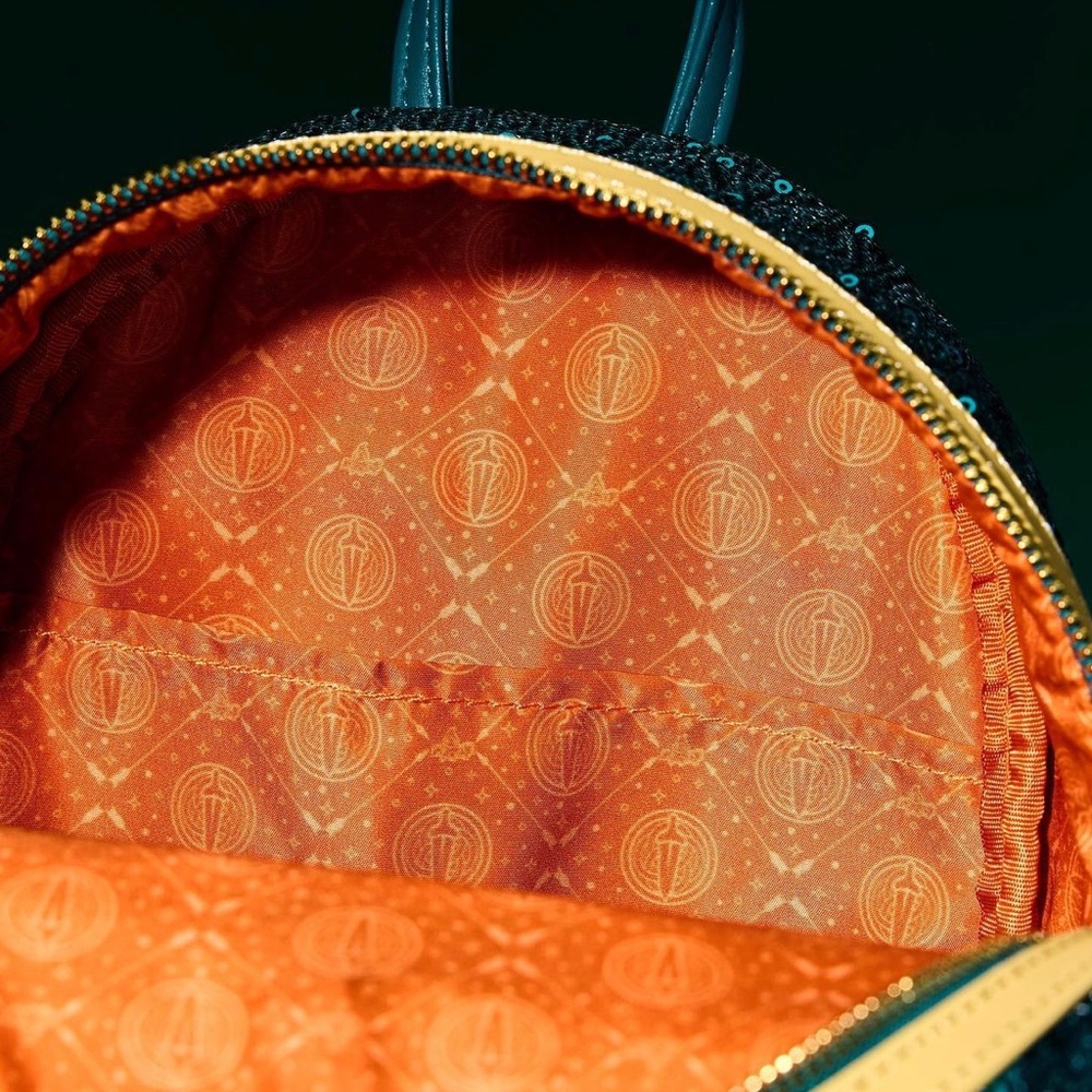 Loungefly Exclusive Princess Merida Sequin Mini Backpack and Wallet Set - Picture 5 of 11